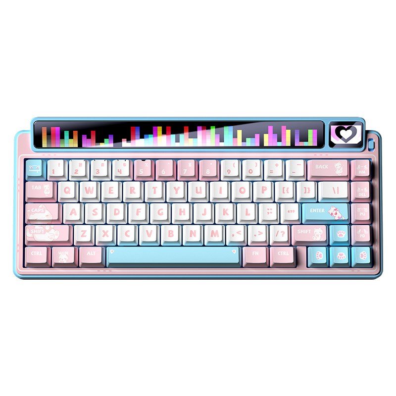 AULA Gasket AMG65 Blue LightFeather RGB-tastatur #1