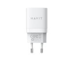 Havit UC30 EU - GaN rejseoplader med to porte 33 W, hvid #2