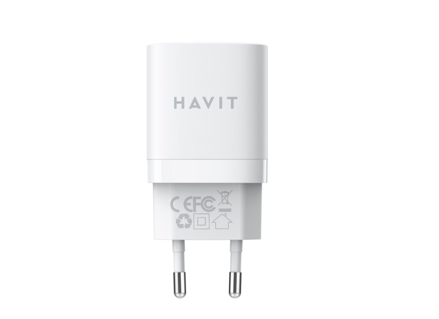 Havit UC30 EU - GaN rejseoplader med to porte 33 W, hvid #2