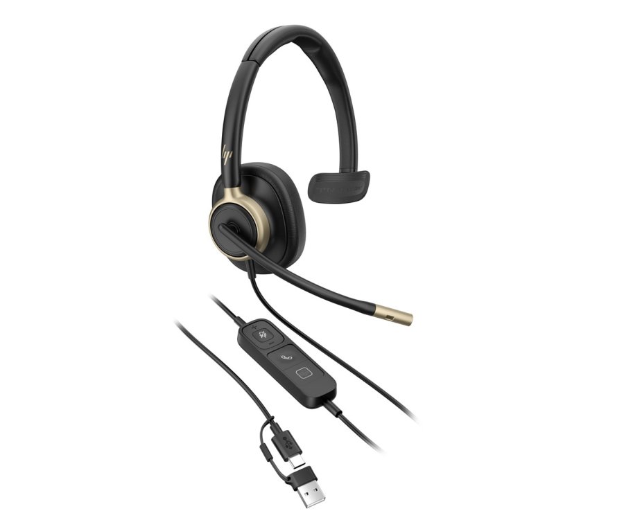 HP Poly Mission 815 Monaural USB Wired Headset #10