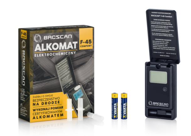 BACscan F-45 alkoholmeter 0 - 4% Sort #11