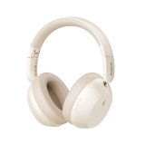Baseus Bass 35 Max Hovedtelefoner Kabel & trdls Headset Musik USB Type-C Bluetooth Beige #1
