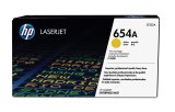 HP Original 654A LaserJet-tonerpatron, gul #1