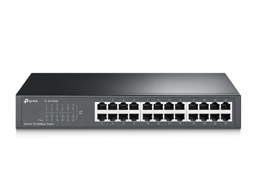 TP-Link TL-SF1024D netv�rksswitch Ikke administreret Fast Ethernet (10/100) Gr� #1