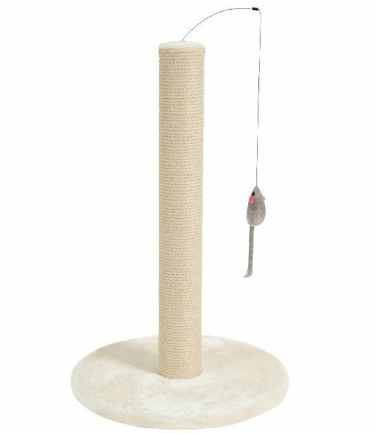 Zolux kradsetr med legetj til katte - beige #1