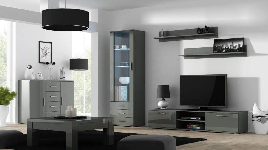 Cama SOHORTV180SZ/SZ TV stativ & underholdningscenter 1 hylder #4