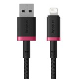Baseus Dura Type A til IP 2,4A hurtigopladningskabel Sort, Rd #2