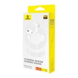 Baseus Encok CZ20 Headset Ledningsfrt I rerne Opkald/musik USB Type-C Hvid #6