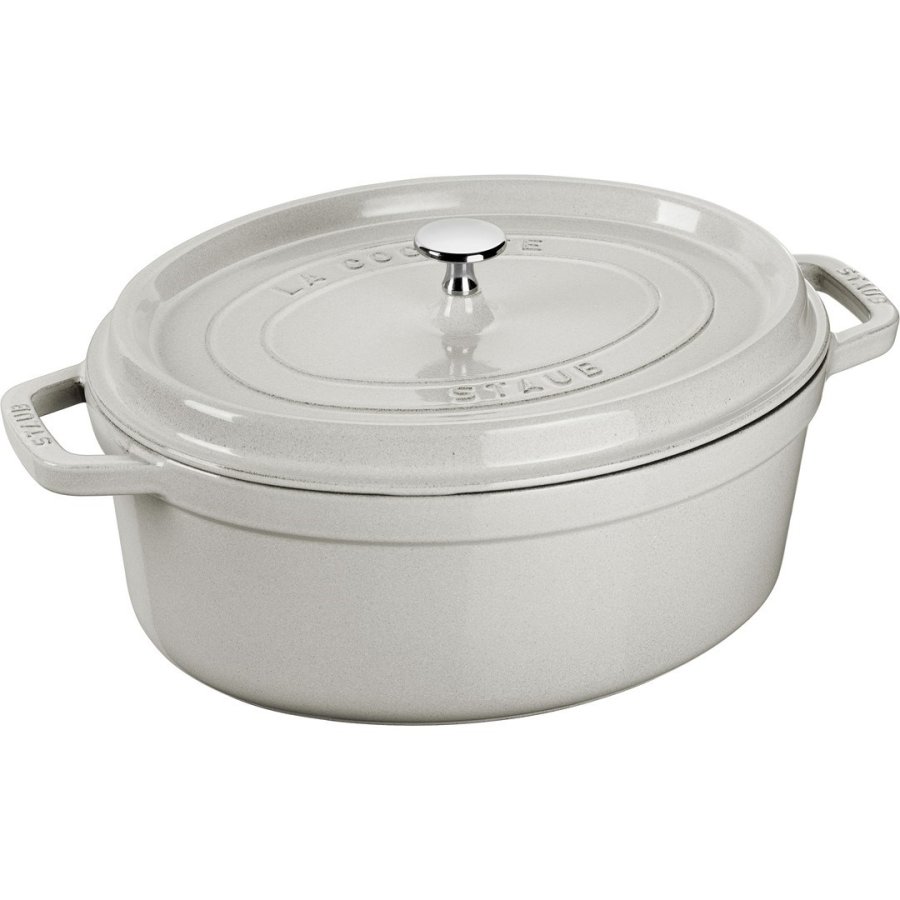 STAUB LA COCOTTE Cast iron pot oval 2.35 ltr, truffle #4