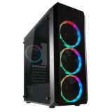 LC-Power Gaming 703B - Quad-Luxx Midi Tower Sort #1