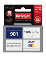 Activejet AH-901CR-blk (erstatning HP 901 CC656AE; Premium; 21 ml; farve) #1