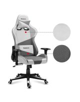 Huzaro Force 6.2 PC gamingstol Spand (vugge) sde Gr, Hvid #10