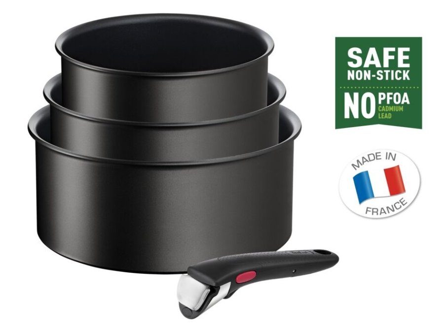 Tefal Ingenio L76391 grydes�t 4 stk #8