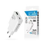 Charger GaN 1x USB-C, 1x USB Quick Charge 3.0 45W PD white #5