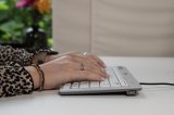BakkerElkhuizen UltraBoard 950 V2 tastatur Kontor USB QWERTY UK engelsk M�rkegr�, Lys gr� #10