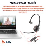 HP Poly Blackwire 3210 Monaural USB-C Headset +USB-C/A Adapter #4