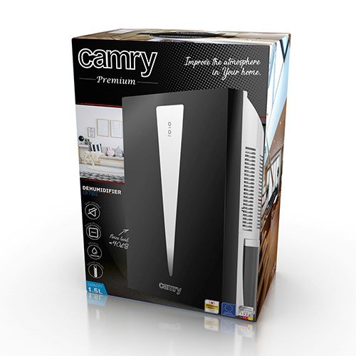 CAMRY CR 7903 affugter 1,5 L 100 W Sort, Hvid #9