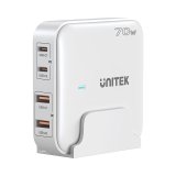 GaN-netoplader - Unitek P1228AWH01-EU | 70W 2x USB-C 2x USB-A #1