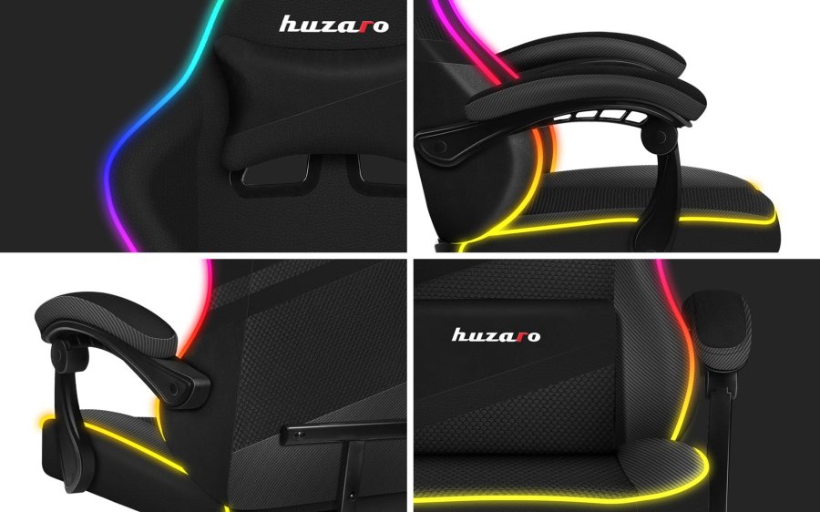 Gaming-stol - Huzaro Force 4.4 RGB Black #4