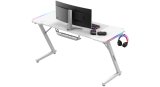 Huzaro Hero 3.3 White  RGB - gaming-skrivebord #3