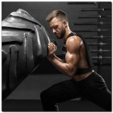 HMS Fitness KTO08 vgtvest 8 kg Neopren, Sand Sort #4