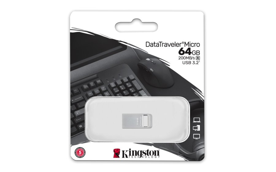 Kingston Technology DataTraveler 64 GB Micro 200MB/s Metal USB 3.2 Gen 1 #4