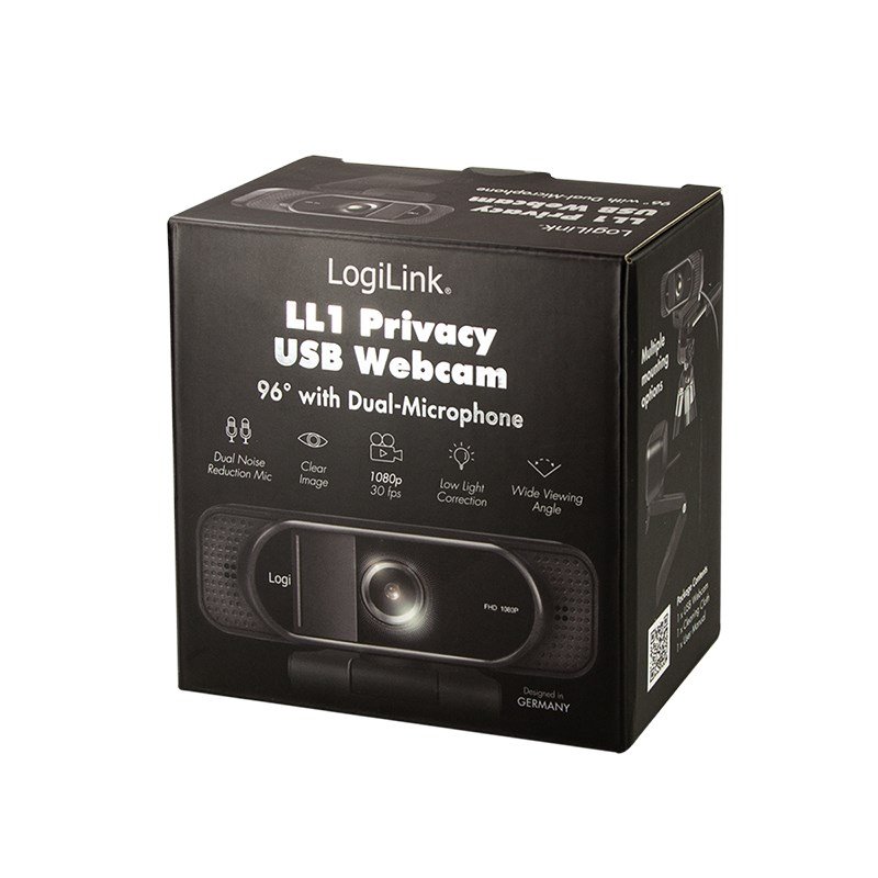LogiLink UA0381 webcam 1920 x 1080 pixel USB 2.0 Sort #9