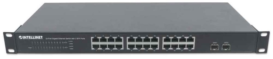 Intellinet 561044 netvrksswitch Ikke administreret L2 Gigabit Ethernet (10/100/1000) 1U Sort #5