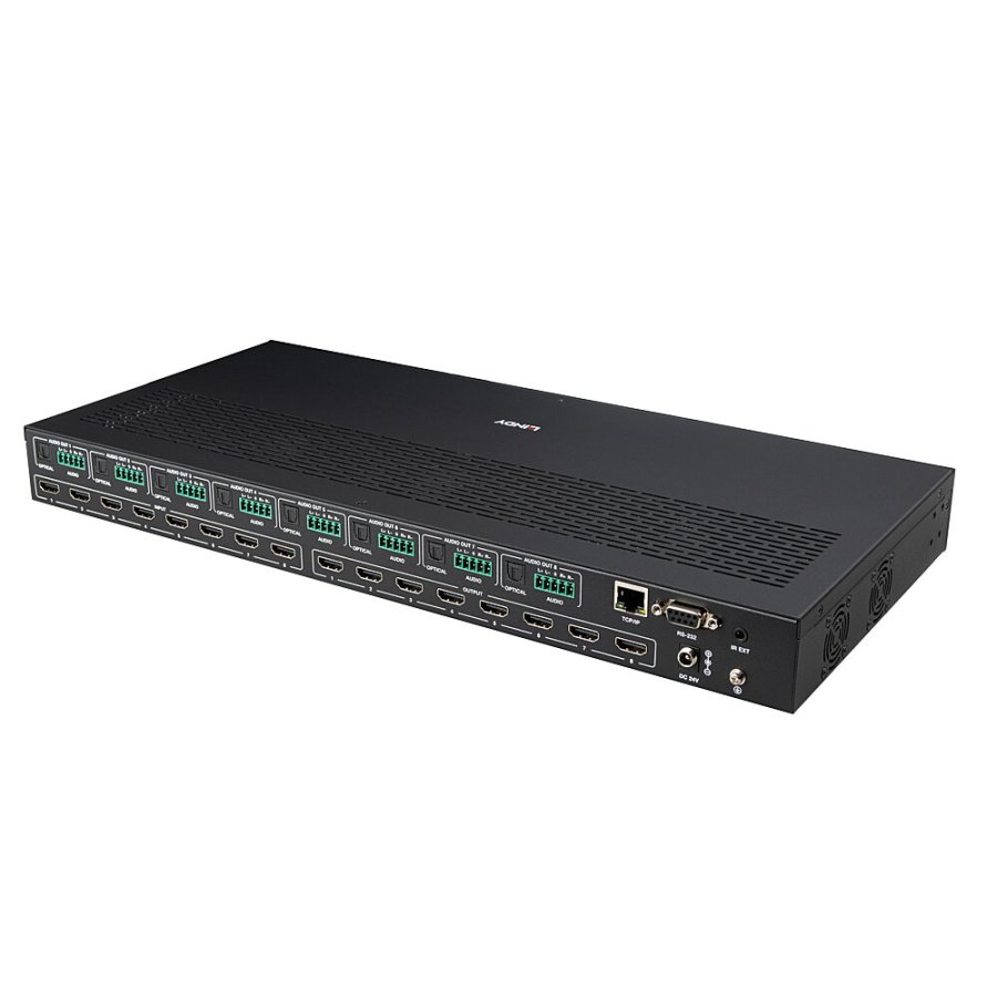 Lindy 38435 matrix kontakt AV matrix omskifter Indbygget sk�rm #2