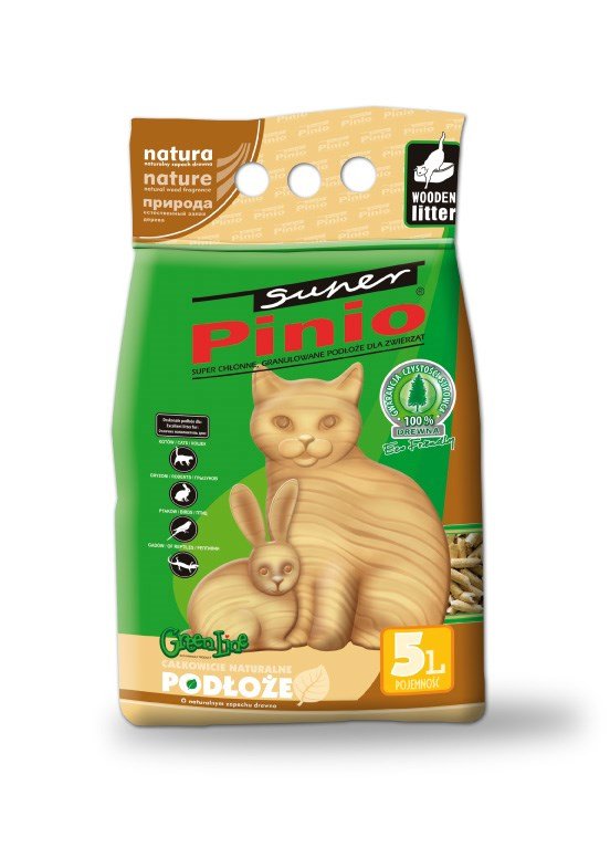 Certech Kattegrus Super Pinio Natural 5 l - Kattegrus af tr #1
