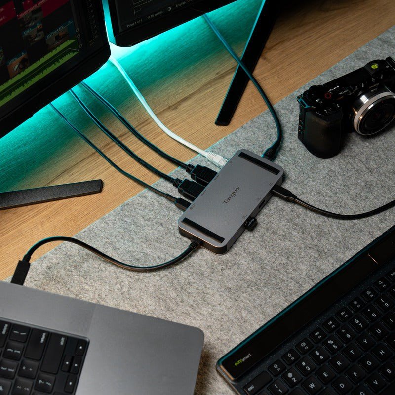 Targus DOCK429GL dockingstation Ledningsf�rt USB4 S�lv #11