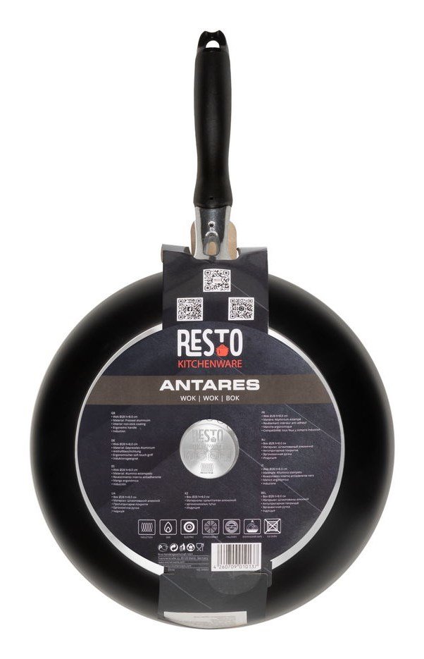 Resto Kitchenware 93602 stegepande Wok/Stirfry pande Rund #22