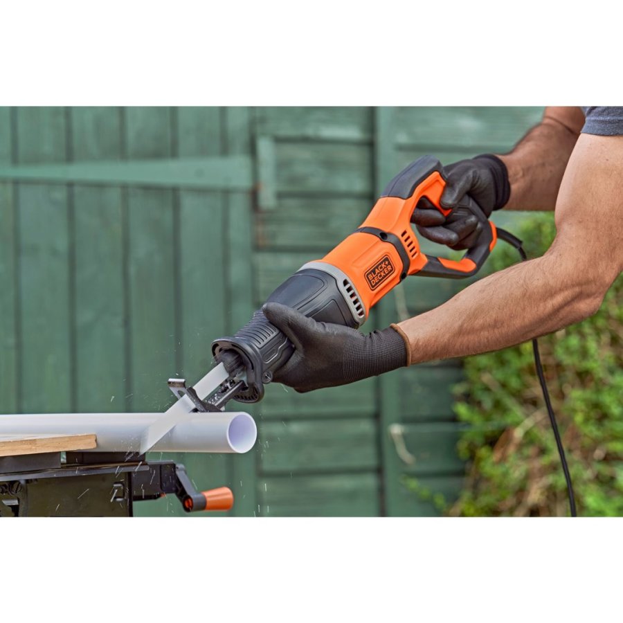Black & Decker BES301-QS frem- og tilbagegende sav 2800 spm 750 W Sort, Orange #29