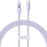 Baseus Gem USB-C til iP hurtigopladningskabel 1 m 20 W Lilla #1