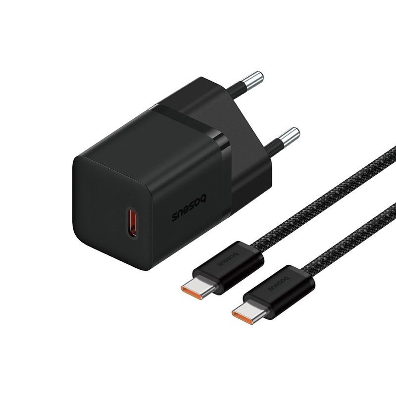 Baseus P10110902113-01 USB-C GaN5 mini 30W netoplader Sort #1