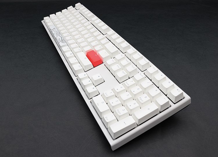 Ducky One 2 White Edition tastatur Universel USB Tysk Hvid #7