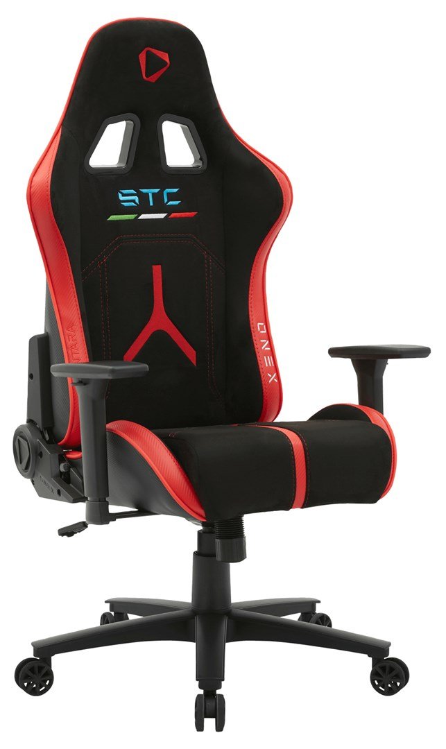 Onex AirSuede | Onex | Gaming chairs | STC Alcantara L Series | Black/Red #3