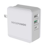 RealPower DeskCharge-65 Travel Universel Gr� Vekselstr�m Indend�rs #6