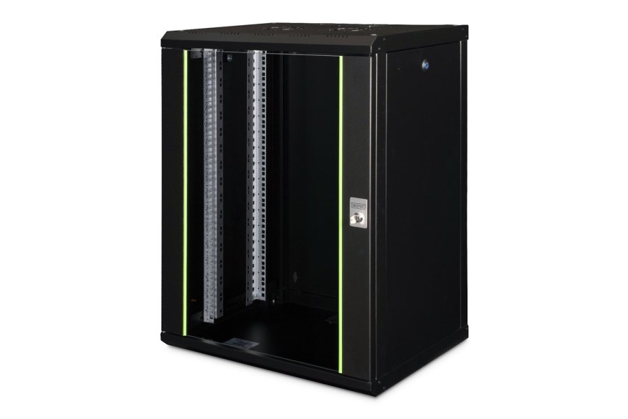 Digitus DN-19 16-U-SW stativ 16U V�gmonteret stativ Sort #1