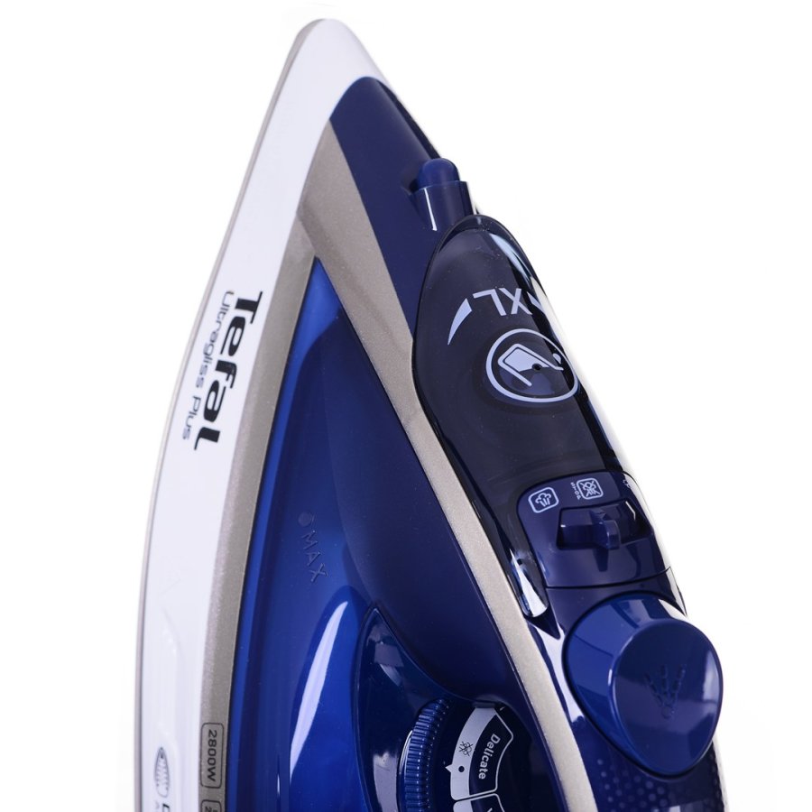 Tefal Ultimate Pure FV6812E0 strygejern Dampstrygejern 2800 W Bl, Slv #3