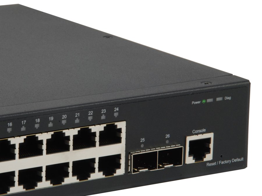 LevelOne GTL-2661 netv�rksswitch Administreret L2 Gigabit Ethernet (10/100/1000) Sort #5