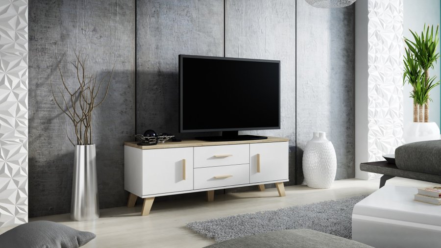 Cama LOTTA TV14 2D2S TV stativ & underholdningscenter 2 skuffe(r) #3