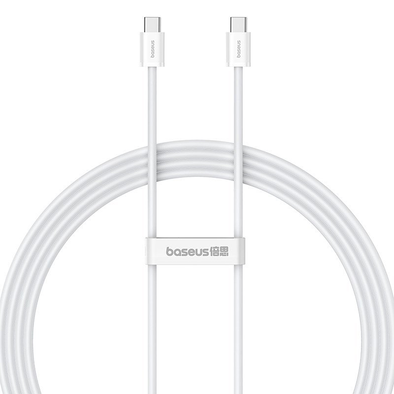 Baseus Superior USB C til USB C-datakabel 2 m 30 W Hvid #1