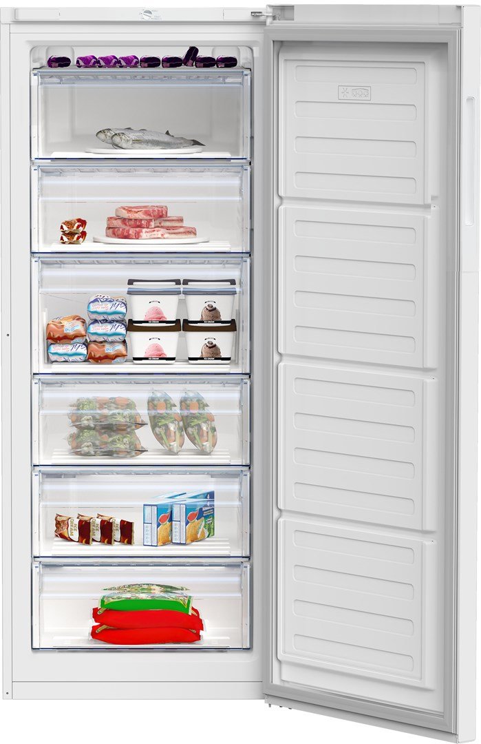 Beko RFSA240M41WN Fritst�ende fryser 215 l E Hvid #3
