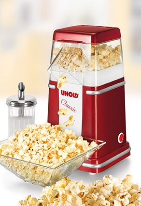 Unold Classic popcornmaskine Rd, Slv, Hvid 900 W #7