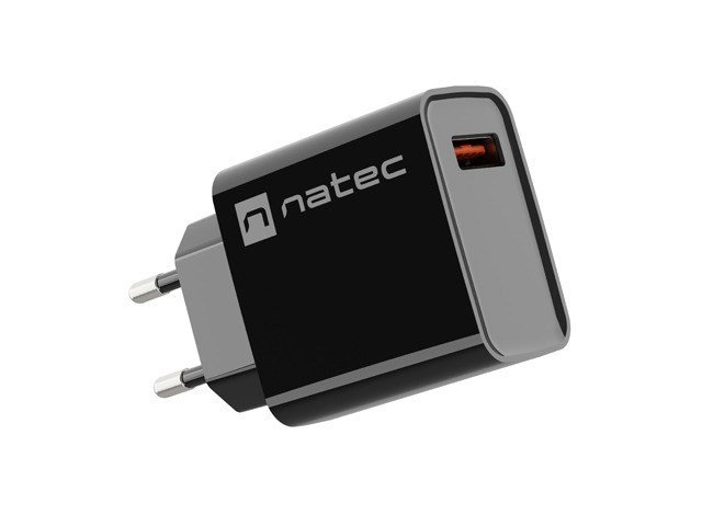 NATEC NETOPLADER RIBERA USB-A 18W SORT #3