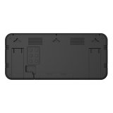 Stort digitalt vgur fritstende med temperatursensor 37x17 cm LCD-display Strmadapter og batteridrevet #7