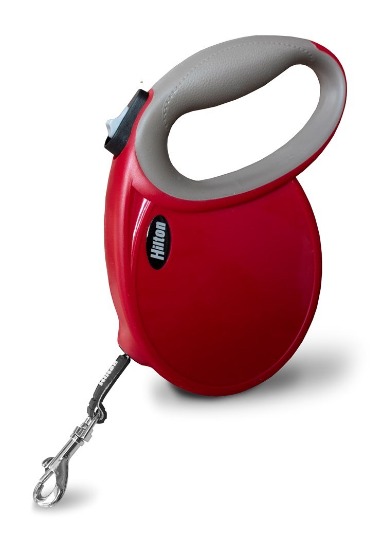 HILTON Smart dog L (30kg) - automatisk line - bordeaux-gr� - 5 m #2