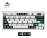 Keychron Q1 HE tastatur Universel USB + RF Wireless + Bluetooth Hvid #1