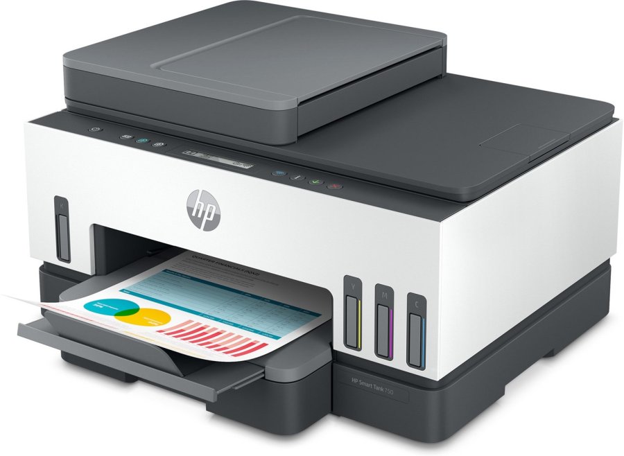 HP Smart Tank 750 All-in-One Termisk inkjet A4 4800 x 1200 dpi 15 sider pr. minut Wi-Fi #7